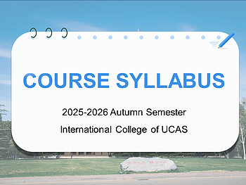 COURSE SYLLABUS 2025 Autumn Semester